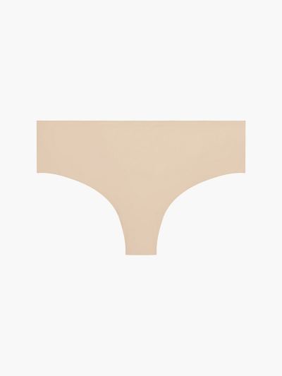 Calvin Klein Underwear HU170073 | Calvin Klein Invisibles High Waisted Női Tanga Bézs